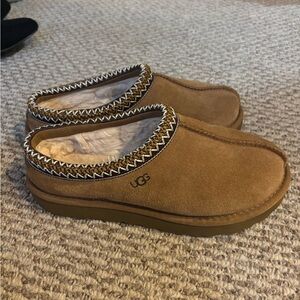 UGG Chestnut Suede Slip-Ons